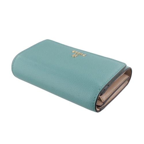 FURLA（フルラ） 二つ折り財布 レディース ブルー カメリア M FURLA