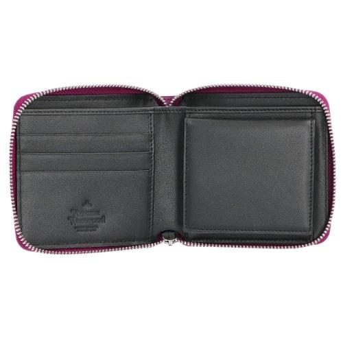 ヴィヴィアンウエストウッド 二つ折り財布 レディース パープル