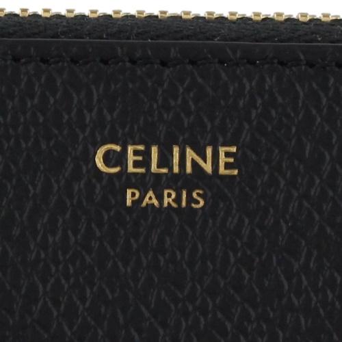 CELINE（セリーヌ） 二つ折り財布 レディース ブラック スモール