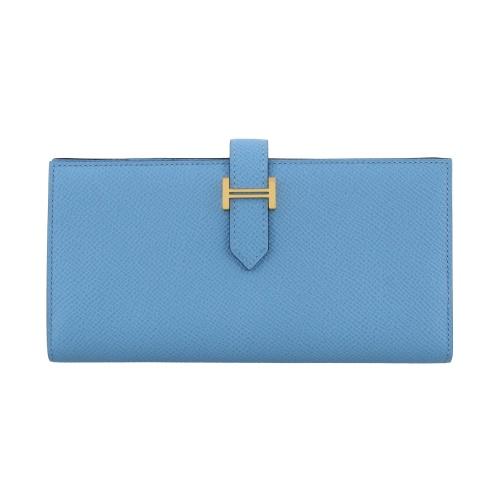 HERMES（エルメス） ベアンスフレ セレステ ヴォーエプソン ゴールド