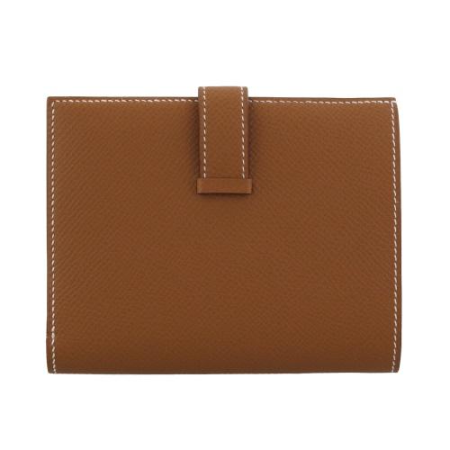 HERMES（エルメス） ベアンコンパクト ゴールド ヴォーエプソン 