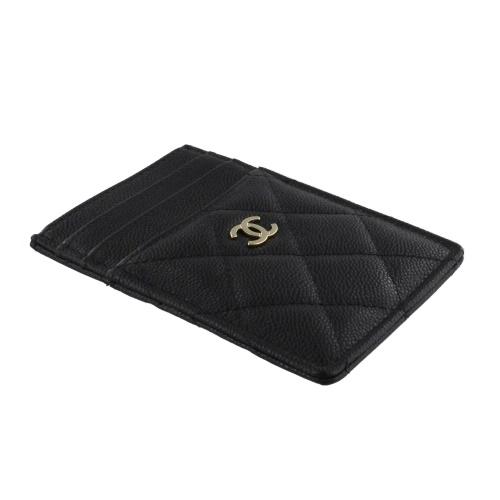 シャネル  カードケース レディース ブラック CHANEL AP3595 B10583 C3906  BLACK｜sekido｜05