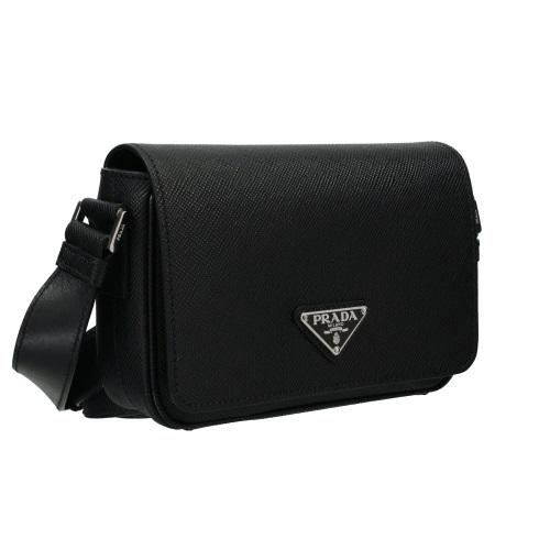 PRADA プラダ ショルダーバッグ メンズ ブラック 2VD065 V OOO PRADA プラダ ショルダーバッグ メンズ ブラック 2VD065 V OOO