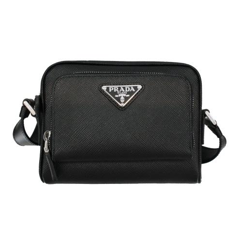 PRADA プラダ ショルダーバッグ メンズ ブラック 2VH172 V DTO PRADA プラダ ショルダーバッグ メンズ ブラック 2VH172 V DTO