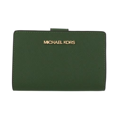 MICHAEL KORS マイケルコース 二つ折り財布 レディース グリーン 