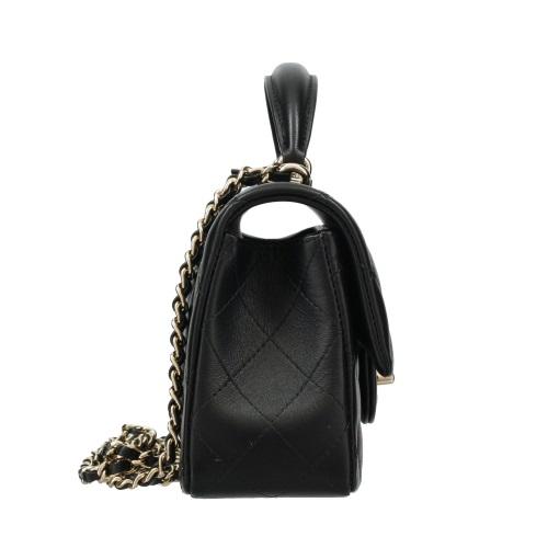 CHANEL シャネル ハンドバッグ レディース ブラック AS2431 CHANEL シャネル ハンドバッグ レディース ブラック AS2431
