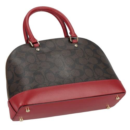 COACH ソーホー ハンドバッグ ダブルハンドル スタッズ レッド 赤 y2k COACH ソーホー ハンドバッグ ダブルハンドル スタッズ レッド