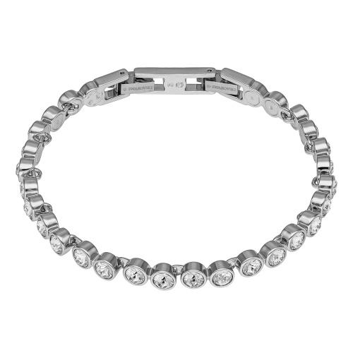 Swarovski ブレスレットbracelet シルバー スワロフスキーブレスレット 【シルバー・3mm】メンズ