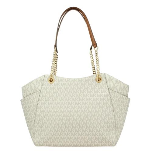 マイケルコース トートバッグ レディース ホワイト MICHAEL KORS 35S4GTVT3B VANILLAの画像