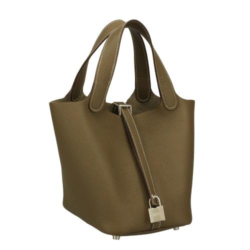 HERMES エルメス ピコタンロック 18 PM エトゥープ ハンドバッグ HERMES エルメス ハンドバッグ ピコタンロック 18 PM カーゴ