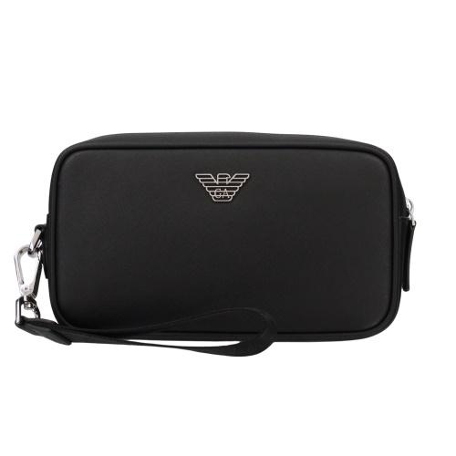 エンポリオアルマーニ セカンドバッグ メンズ ブラック EMPORIO ARMANI