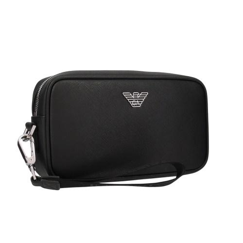 エンポリオアルマーニ セカンドバッグ メンズ ブラック EMPORIO ARMANI