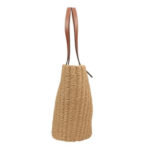 COACH（コーチ） トートバッグ レディース ストロー トート ブラウン
