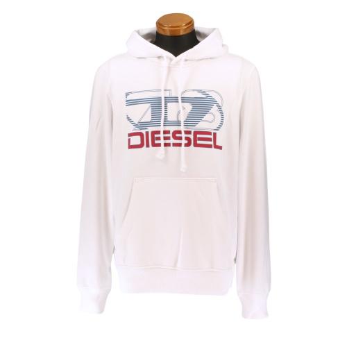 DIESEL（ディーゼル） パーカー メンズ S-GINN-HOOD-K40 ホワイト 
