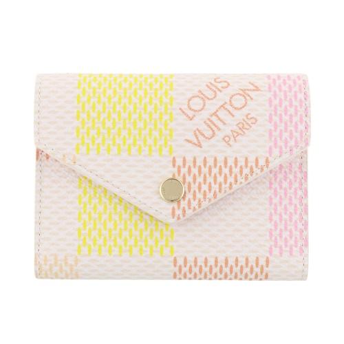 極美品　58 LOUIS VUITTON ルイヴィトン　ダミエ　三つ折り財布 ルイヴィトン LOUIS VUITTON 三つ折り財布 ポルトフォイユ