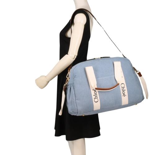 クロエ マザーズバッグ レディース Chloe Kids クロエ キッズ ブルー CHLOE C20191 Z10 Denim Blueの画像