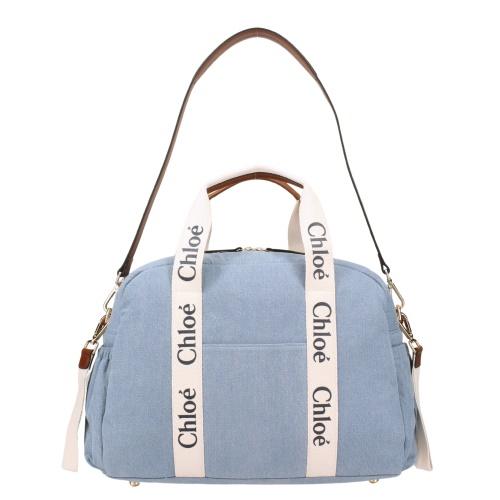 クロエ マザーズバッグ レディース Chloe Kids クロエ キッズ ブルー CHLOE C20191 Z10 Denim Blueの画像