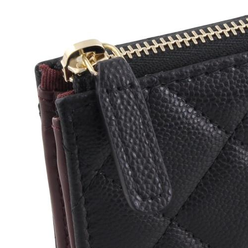 CHANEL ブラック コインケース・小銭入れ コンパクトにまとまる♡【CHANEL】ミニ財布 (CHANEL/コイン