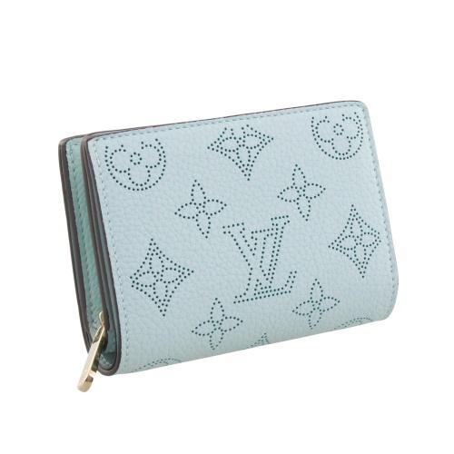 LOUIS VUITTON ルイヴィトン 二つ折り財布 レディース マヒナ LOUIS VUITTON ルイヴィトン 二つ折り財布 レディース マヒナ