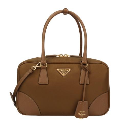 ☆良品・ギャランティ付☆PRADA SAFFIANO＋TESSUTOハンドバッグ Prada Saffiano Leather Shoulder Bag | Saks Fifth Avenue