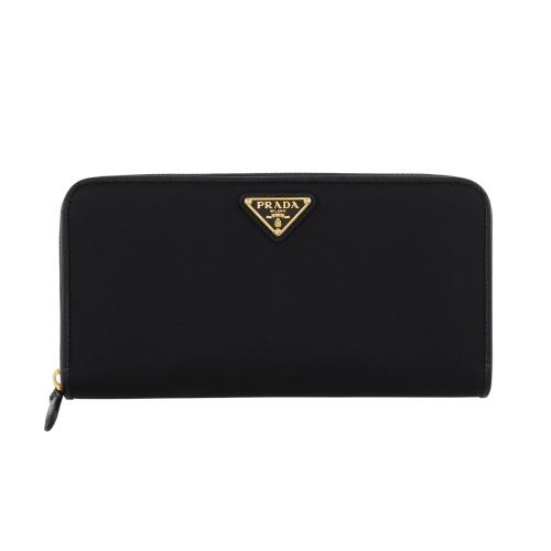 正規品❤️極美品⭐️プラダ長財布 PRADA 男女　ロングウォレット　財布 プラダ 長財布 レディース ブラック PRADA 1ML506 2DMI F0002 NERO