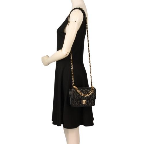 CHANEL シャネル ショルダーバッグ レディース ブラック AS4385
