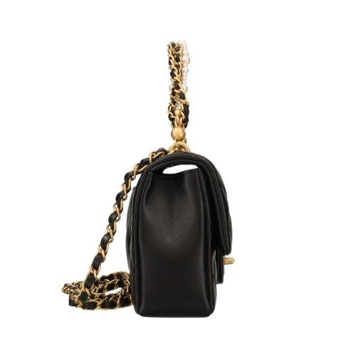 CHANEL シャネル ショルダーバッグ レディース ブラック AS4385