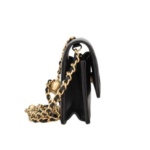 CHANEL シャネル ショルダーバッグ レディース ブラック AP3071 CHANEL シャネル ショルダーバッグ レディース ブラック AP3071