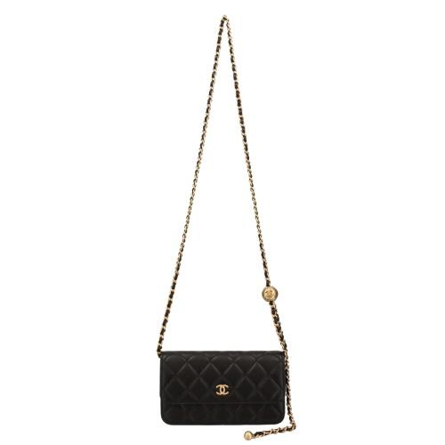 CHANEL シャネル ショルダーバッグ レディース ブラック AP3071 CHANEL シャネル ショルダーバッグ レディース ブラック AP3071