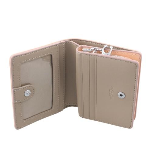 新品・未使用 COACH 二つ折り財布 ベージュ COACH（コーチ） アウトレット 二つ折り財布 レディース ベージュ