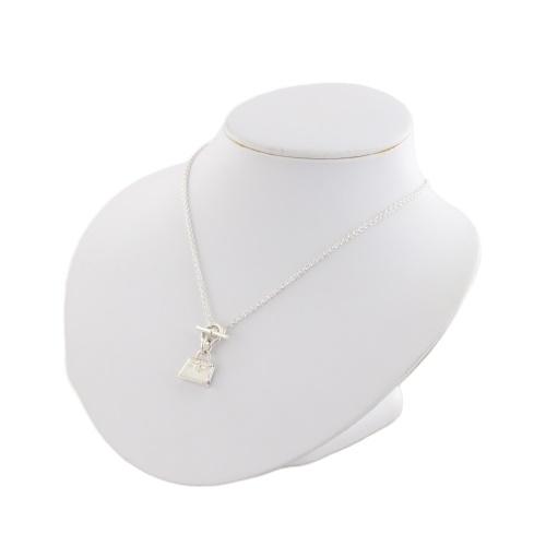 エルメス ネックレス レディース アミュレットケリーペンダント シルバー HERMES H121325B SVの画像