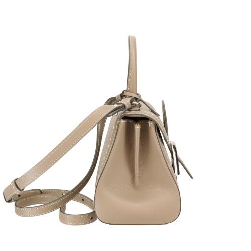 デルヴォー ハンドバッグ レディース ブリヨン ミニ BRILLANT MINI S グレー DELVAUX AA0406 ADW0 AKSPA TOURTERELLE I IVORY/PALLADIUMの画像