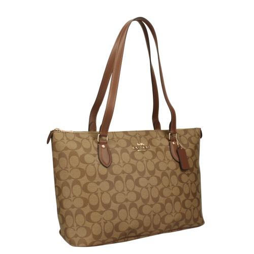 COACH ブラウンロゴトートバッグアウトレット COACH（コーチ） アウトレット トートバッグ レディース シグネチャー