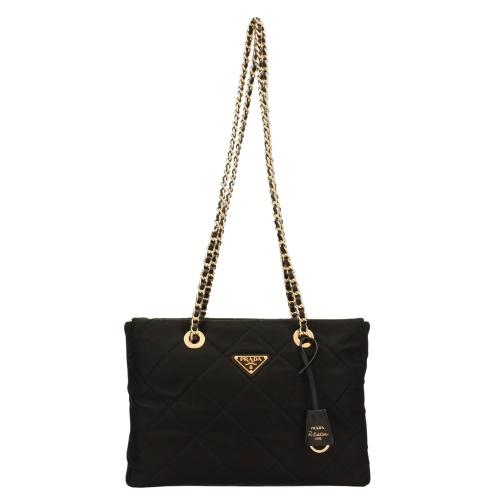PRADA プラダ ショルダーバッグ レディース TESSUTO IMPUNTURATO PRADA プラダ ショルダーバッグ レディース TESSUTO IMPUNTURATO