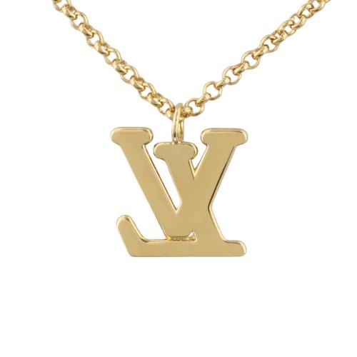 ルイヴィトン ネックレス レディース ネックレス・レディ LV LOUIS VUITTON M01845 ゴールドの画像
