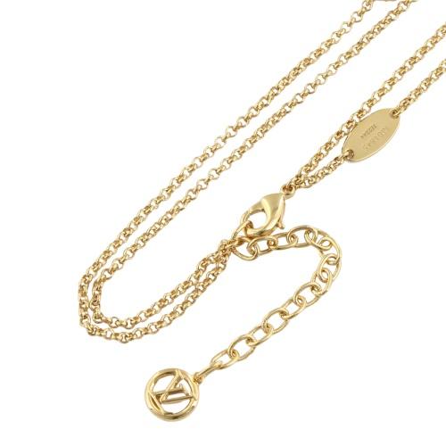 ルイヴィトン ネックレス レディース ネックレス・レディ LV LOUIS VUITTON M01845 ゴールドの画像
