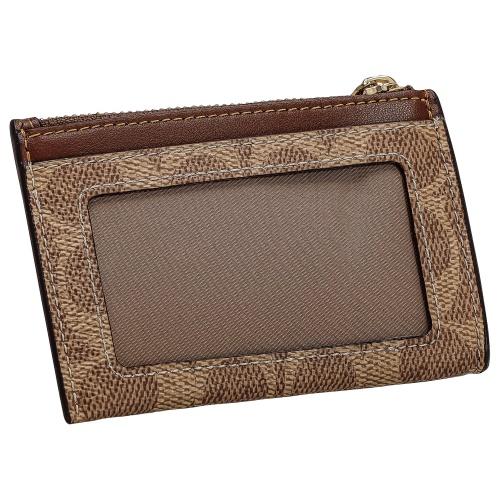 【新品・未使用】COACH ブラウン コインケース 未使用 COACH コーチ シグネチャー コインケース 小銭入れ