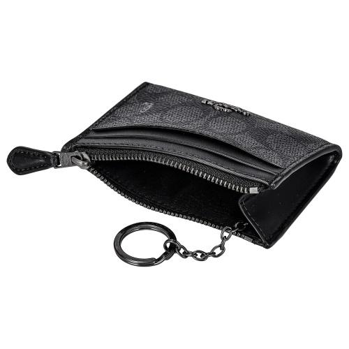 COACH コインケース シグネチャー（Charcoal） 【公式通販】