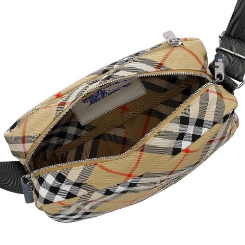 (1) BURBERRY ショルダーバッグ ベージュ レザー BURBERRY（バーバリー） ショルダーバッグ レディース ベージュ