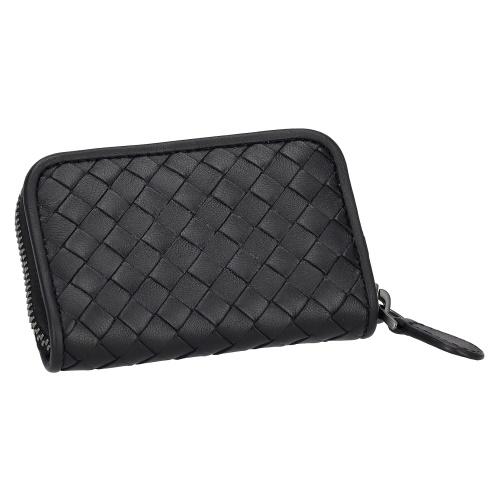 ボッテガヴェネタ コインケース メンズ イントレチャート ブラック BOTTEGA VENETA 114075 V3UN1 1275の画像