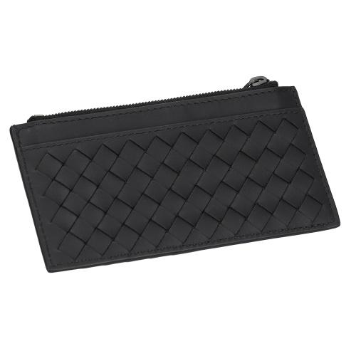 ボッテガヴェネタ コインケース フラグメントケース メンズ イントレチャート ブラック BOTTEGA VENETA 566430 V47W1 1275の画像
