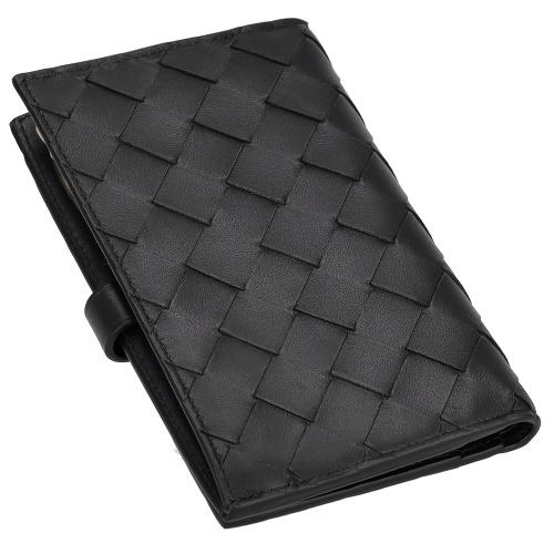 Rika　BOTTEGA VENETA 二つ折り財布 黒 ブラックトレ 二つ折りウォレット| Bottega Veneta® 日本