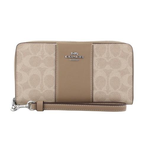 COACH - COACH(コーチ) ブルゾン サイズXS レディース - アイボリー×ベージュ 長袖/冬 COACH（コーチ） アウトレット 長財布 レディース ベージュ COACH