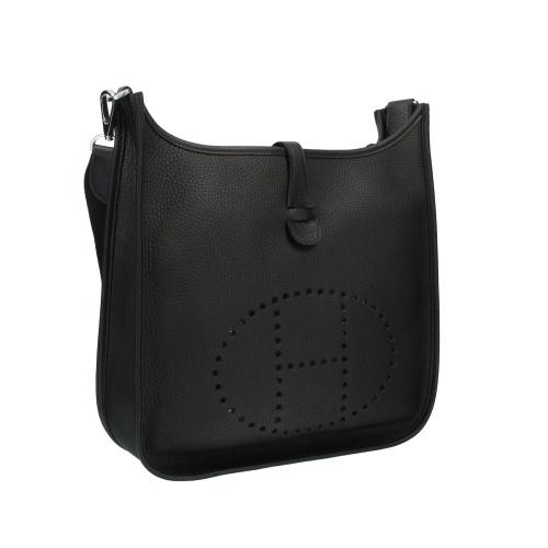 エルメス エヴリンIII 29 ブラック トリヨンクレマンスシルバー金具 W刻印 HERMES Evelyne3 PMの画像