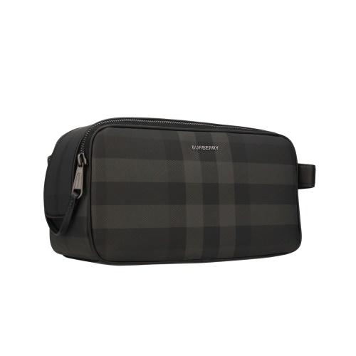 BURBERRY（バーバリー） セカンドバッグ メンズ ブラック BURBERRY
