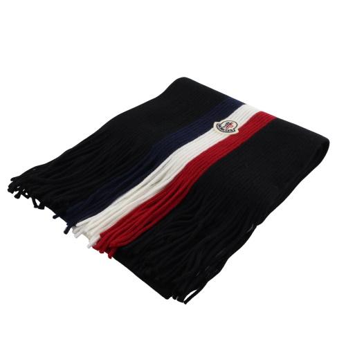 MONCLER（モンクレール） マフラー メンズ ブラック MONCLER J2091