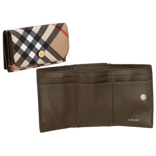 BURBERRY（バーバリー） 三つ折り財布 コンパクト財布 レディース 