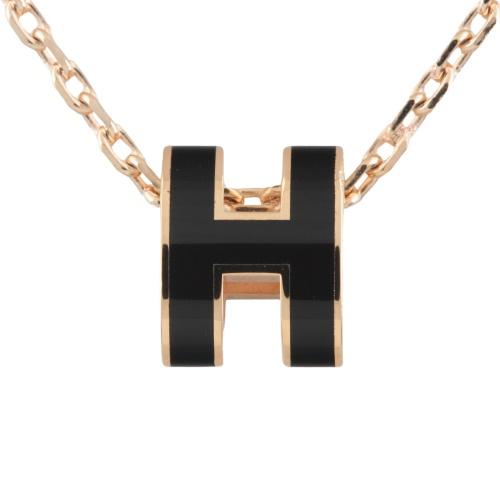 HERMES（エルメス） ネックレス ミニ ポップアッシュ ブラック HERMES