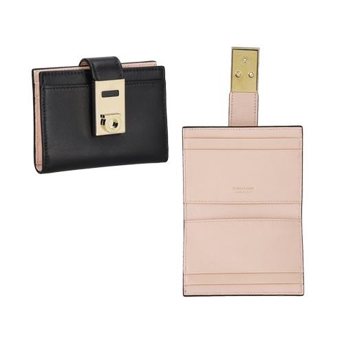 FERRAGAMO（フェラガモ） カードケース 名刺入れ レディース ブラック