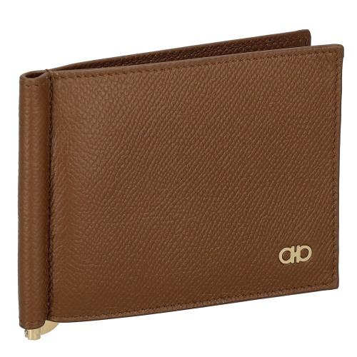 Salvatore Ferragamo フェラガモ マネークリップ　ガンチーニ FERRAGAMO（フェラガモ） 二つ折り財布 小銭入れなし マネークリップ